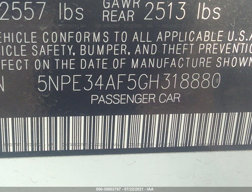 5NPE34AF5GH318880