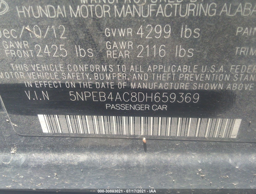 5NPEB4AC8DH659369