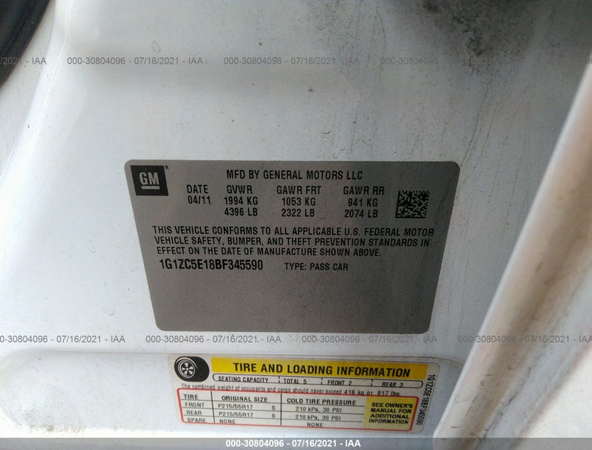 1G1ZC5E18BF345590