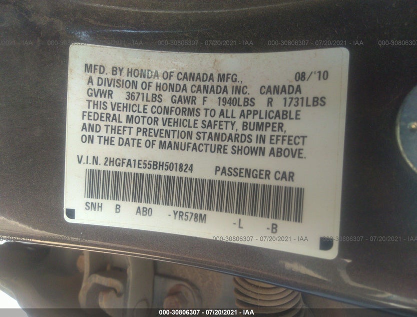 2HGFA1E55BH501824