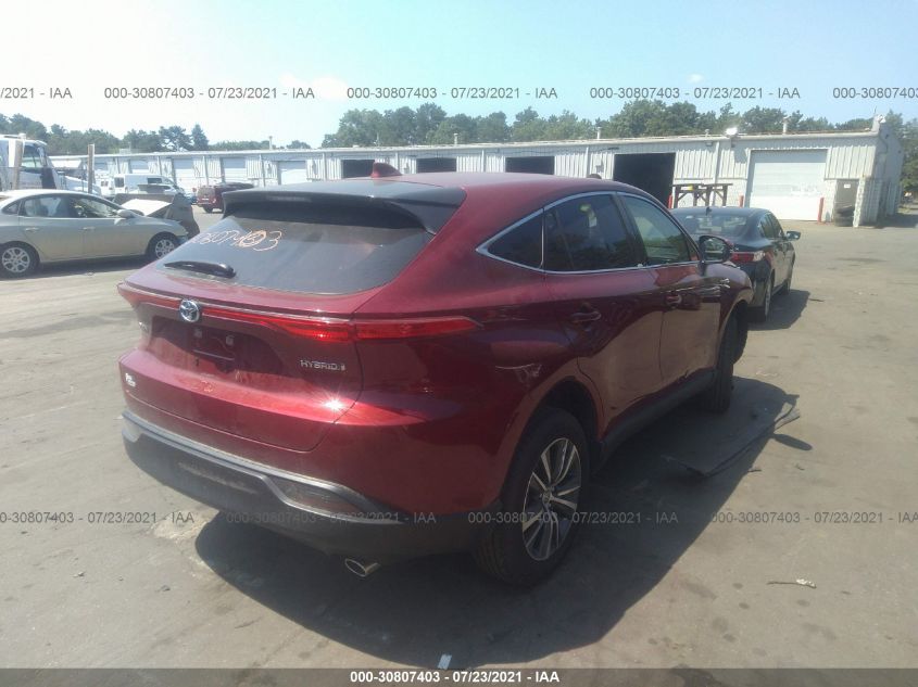 2021 Toyota Venza Le VIN: JTEAAAAH3MJ016829 Lot: 30807403