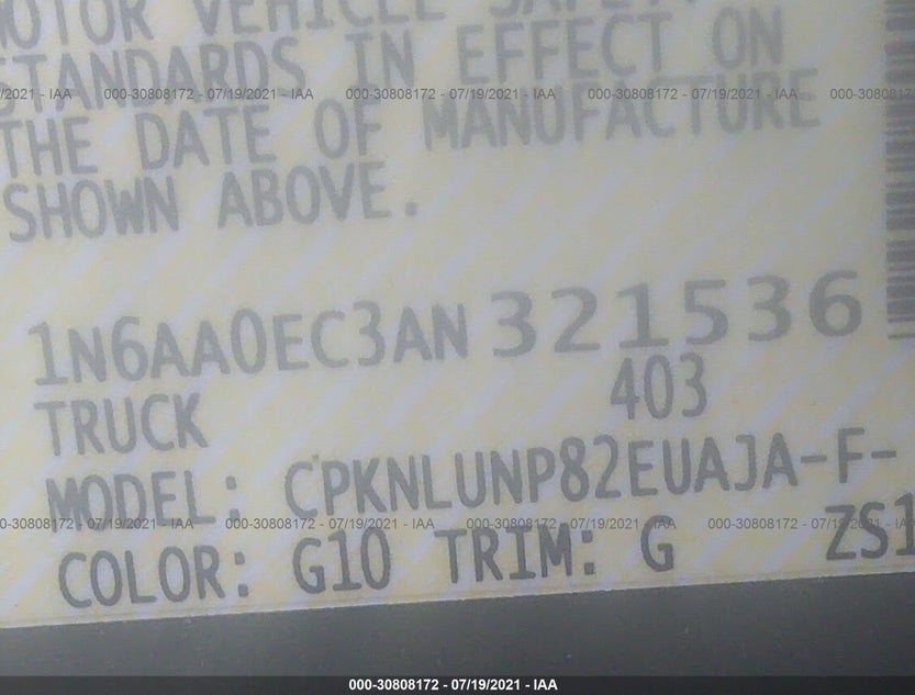 1N6AA0EC3AN321536