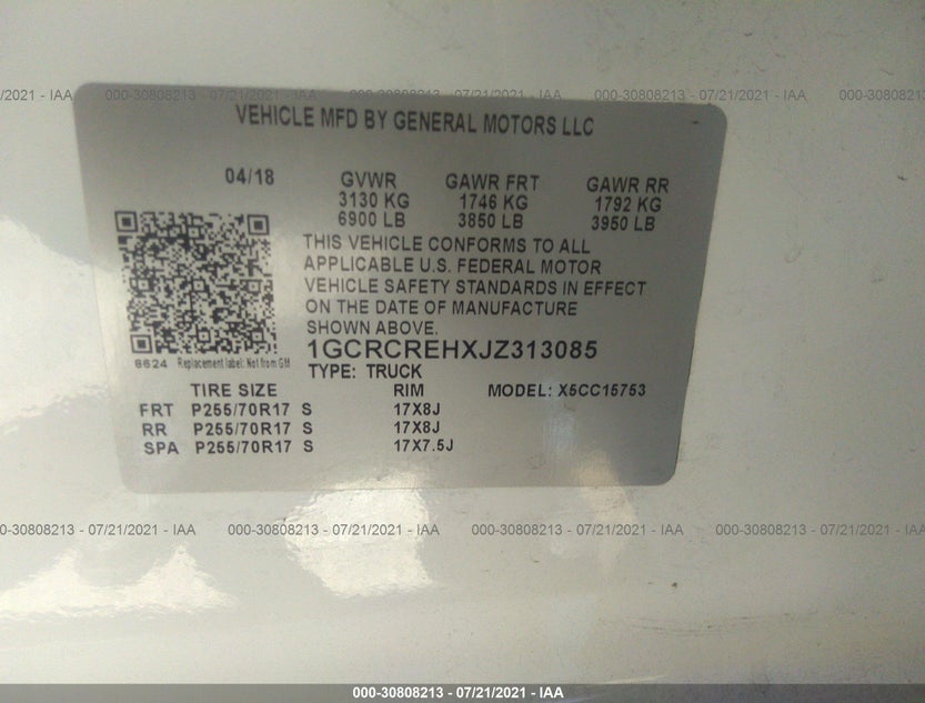 1GCRCREHXJZ313085