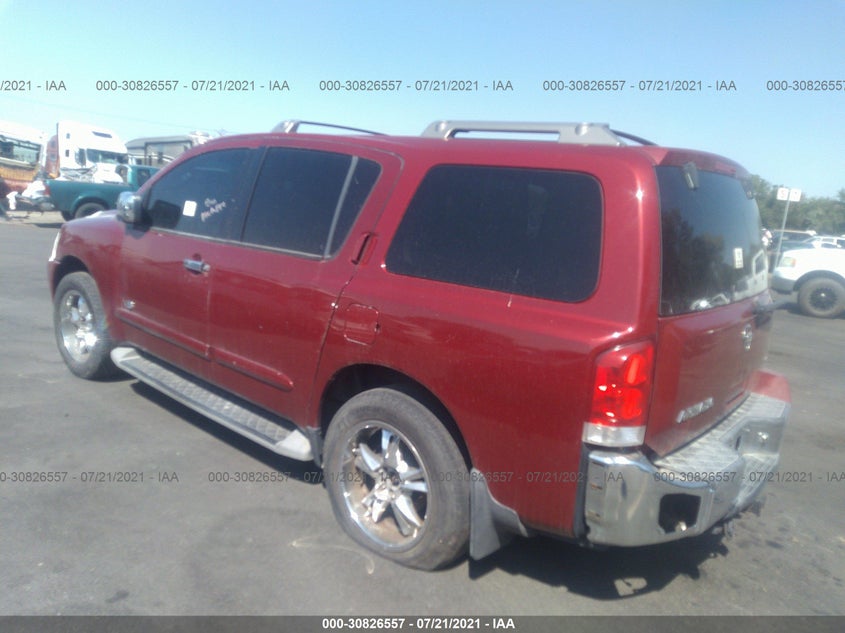 2007 Nissan Armada Le VIN: 5N1AA08C77N709324 Lot: 30826557