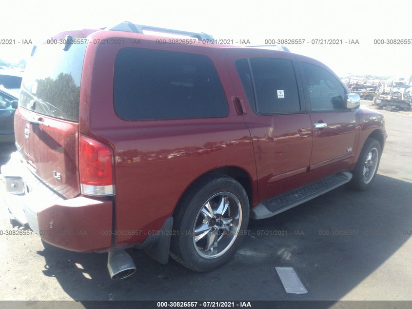 2007 Nissan Armada Le VIN: 5N1AA08C77N709324 Lot: 30826557