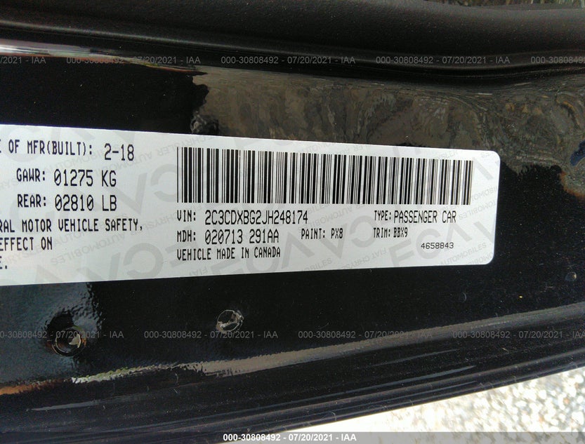 2C3CDXBG2JH248174