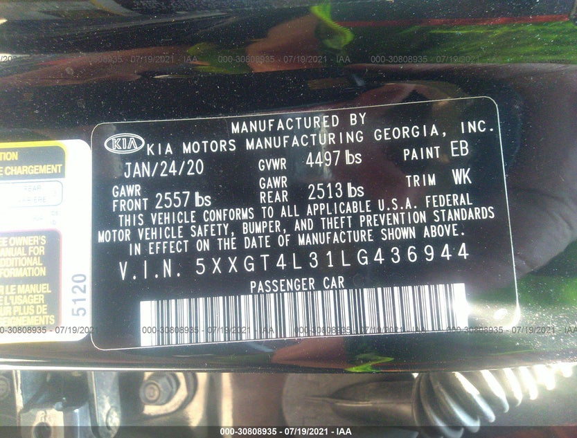 5XXGT4L31LG436944