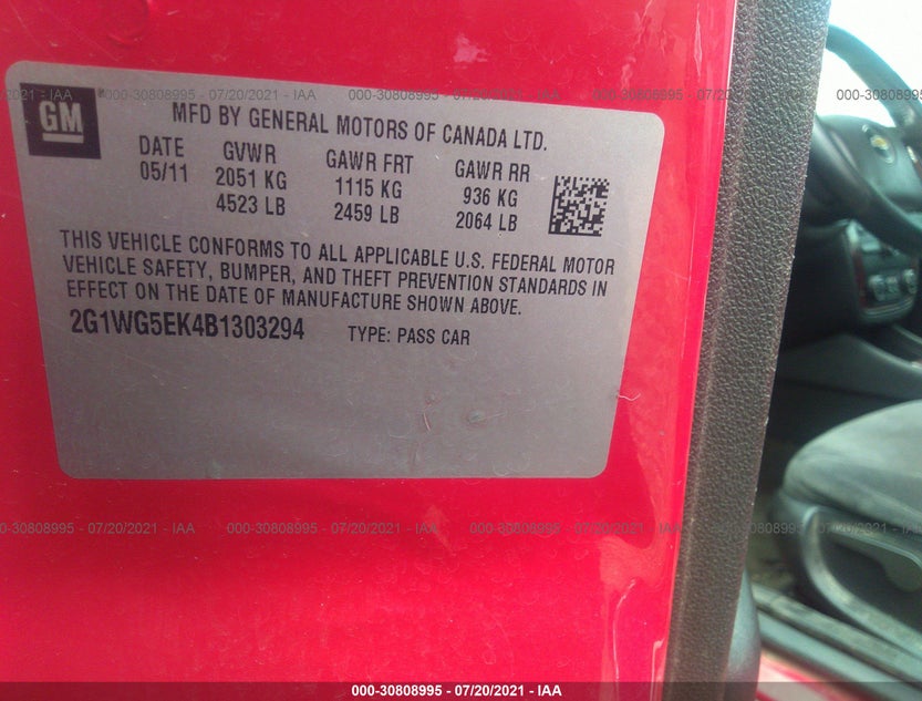 2G1WG5EK4B1303294