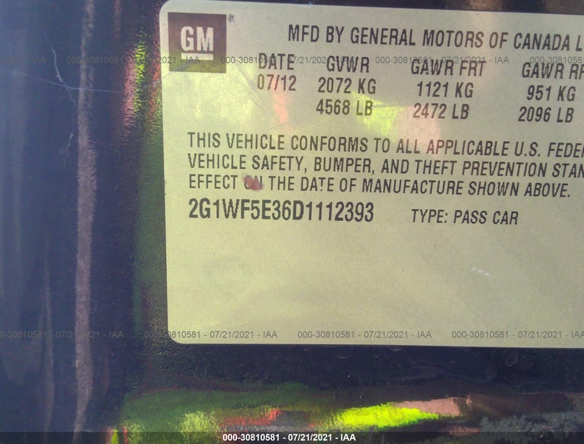 2G1WF5E36D1112393