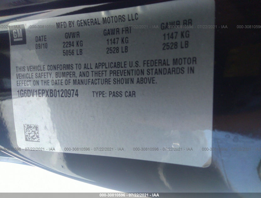 1G6DV1EPXB0120974