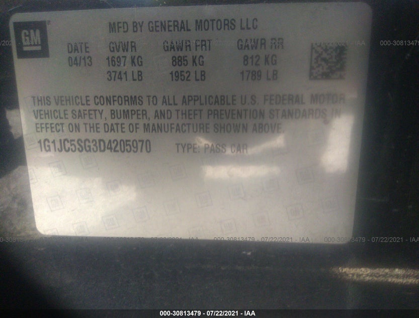 1G1JC5SG3D4205970