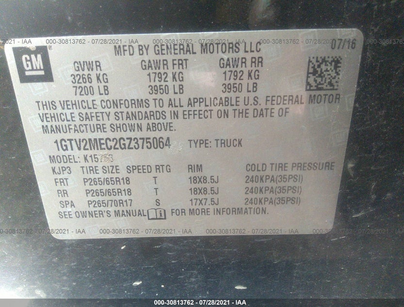 1GTV2MEC2GZ375064