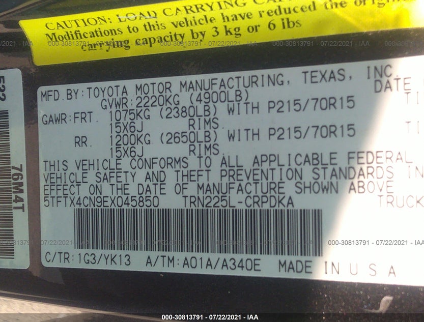 5TFTX4CN9EX045850