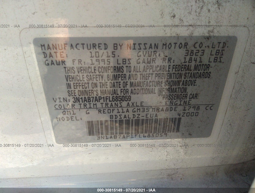 3N1AB7AP1FL685059