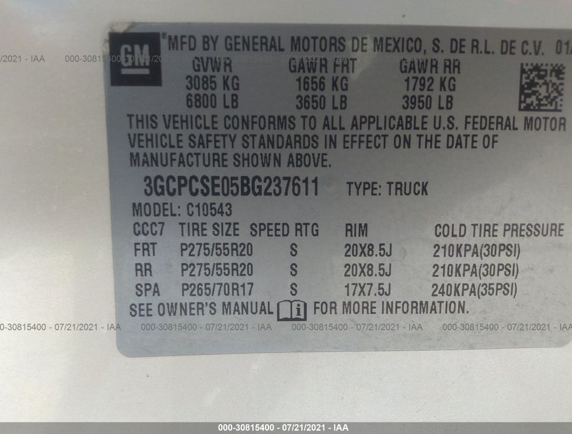 3GCPCSE05BG237611