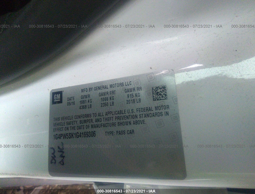 1G4PW5SK1G4169306