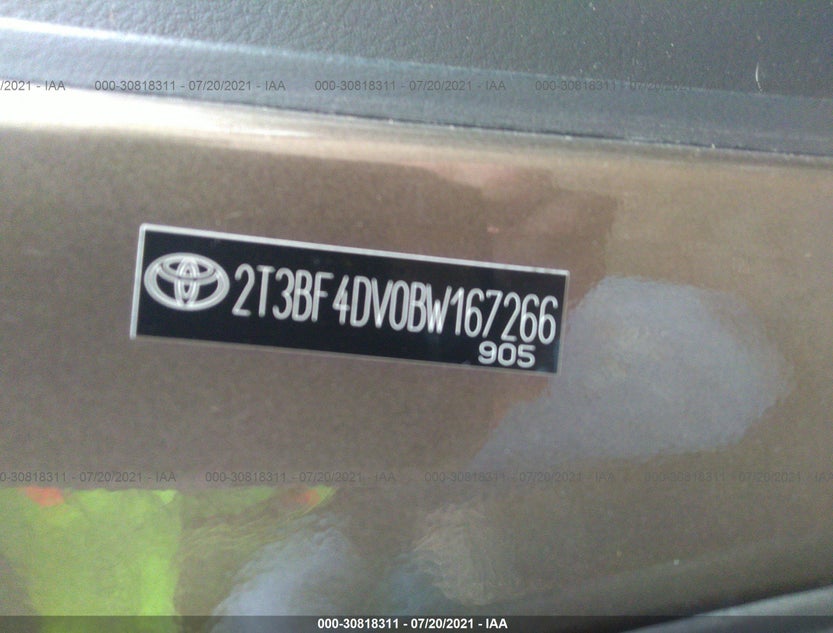2T3BF4DV0BW167266