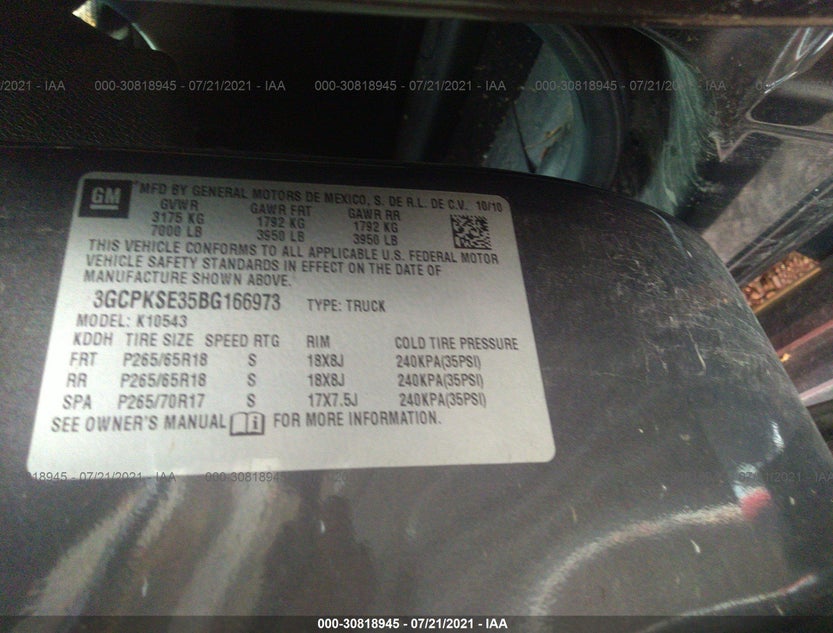 3GCPKSE35BG166973