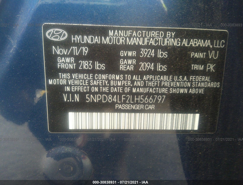 5NPD84LF2LH566797