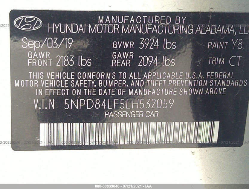 5NPD84LF5LH532059
