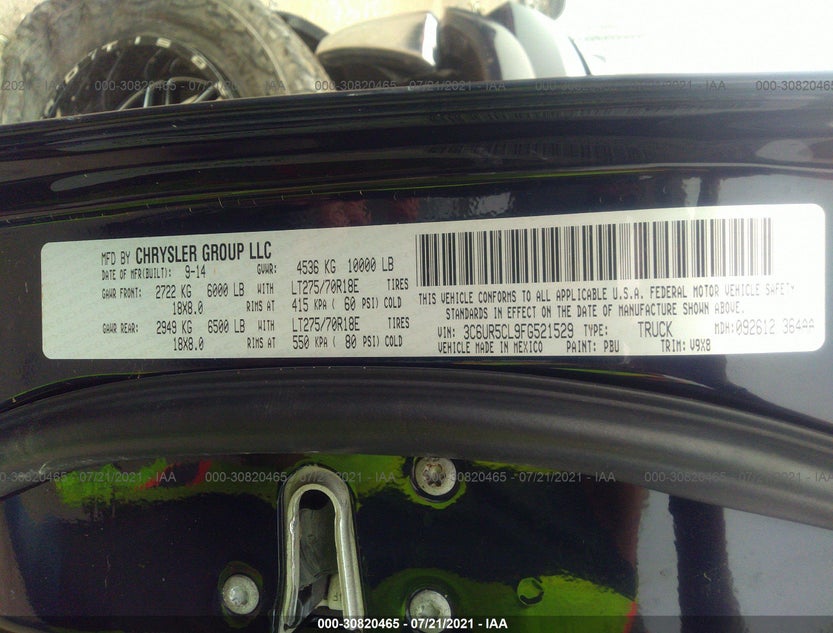 3C6UR5CL9FG521529