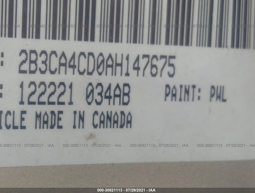 2B3CA4CD0AH147675