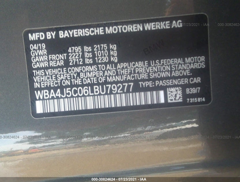 WBA4J5C06LBU79277
