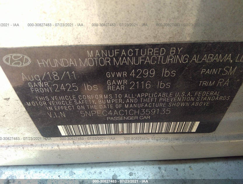 5NPEC4AC1CH359135