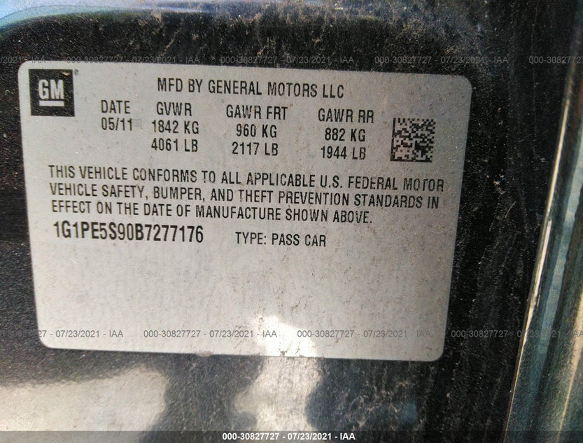 1G1PE5S90B7277176