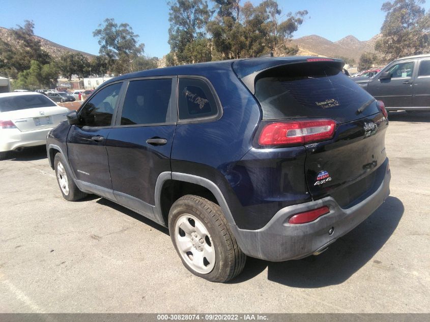 2014 Jeep Cherokee Sport VIN: 1C4PJMAB4EW233726 Lot: 30828074