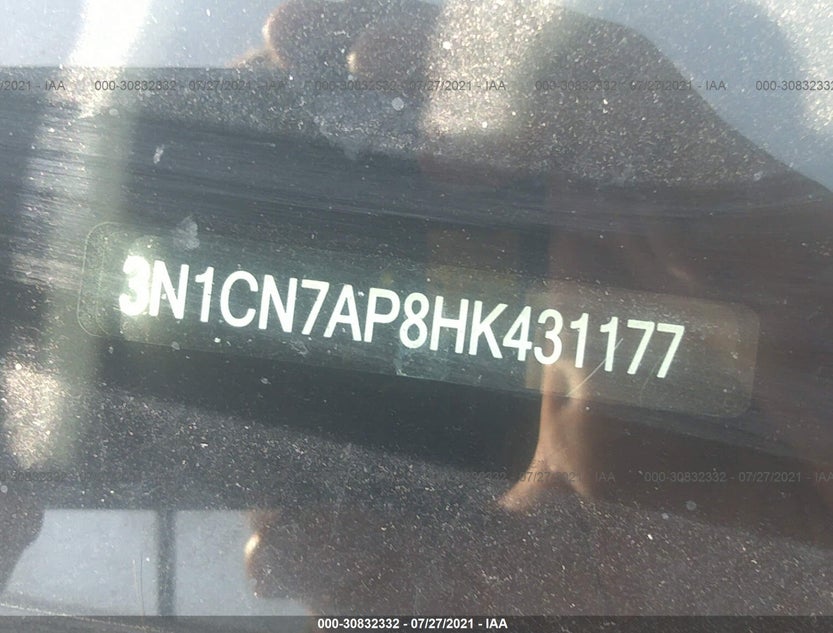 3N1CN7AP8HK431177