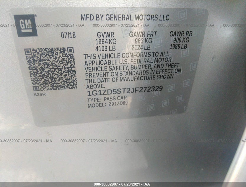 1G1ZD5ST2JF272329