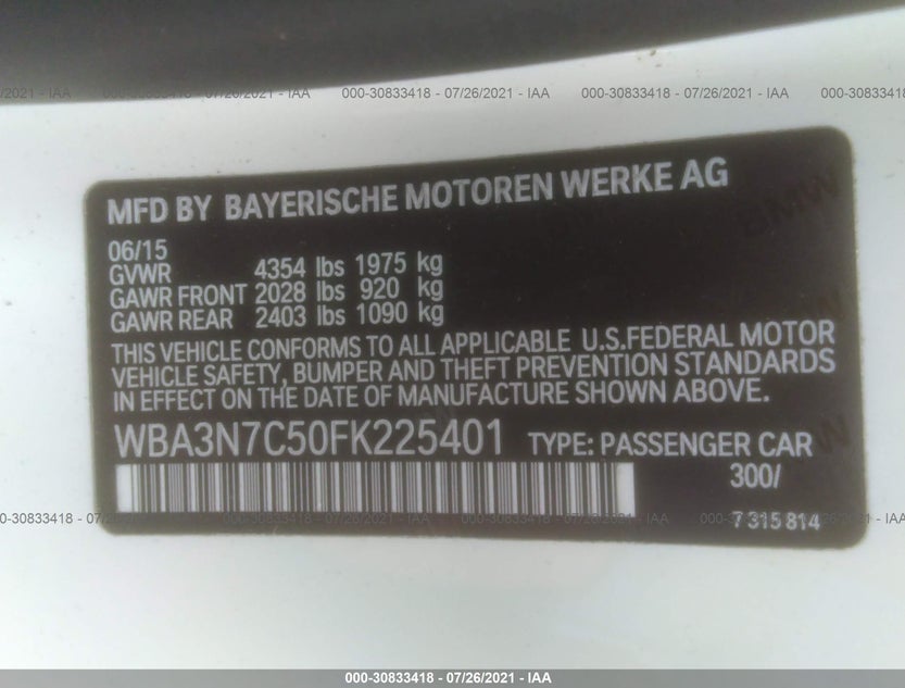WBA3N7C50FK225401