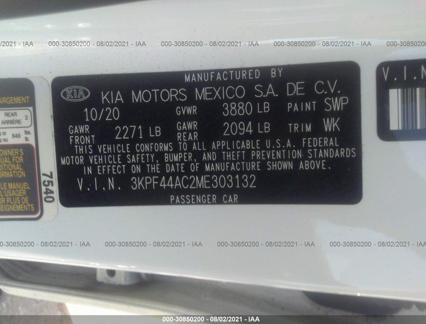 3KPF44AC2ME303132
