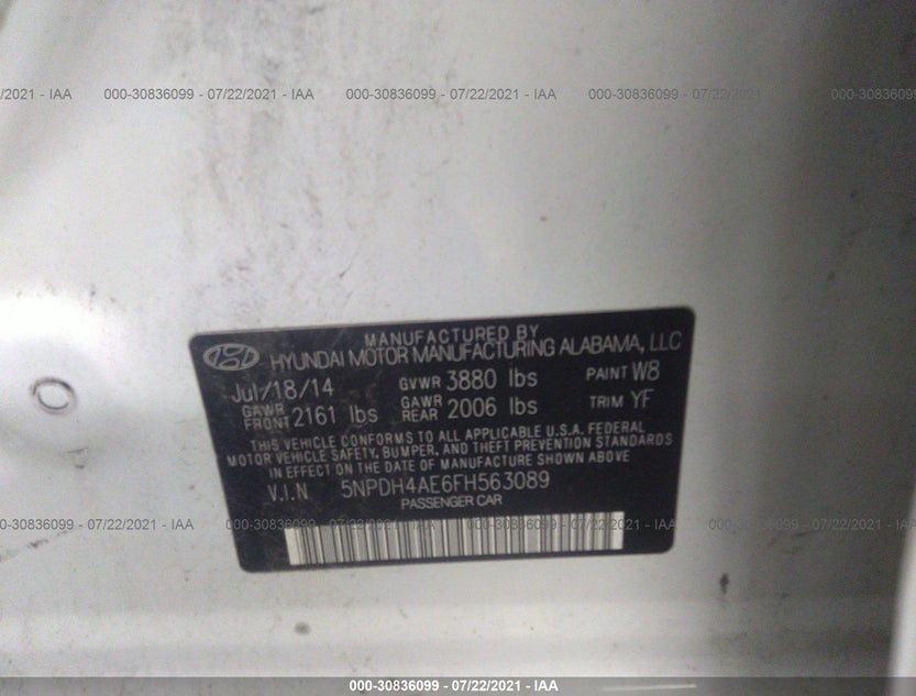 5NPDH4AE6FH563089