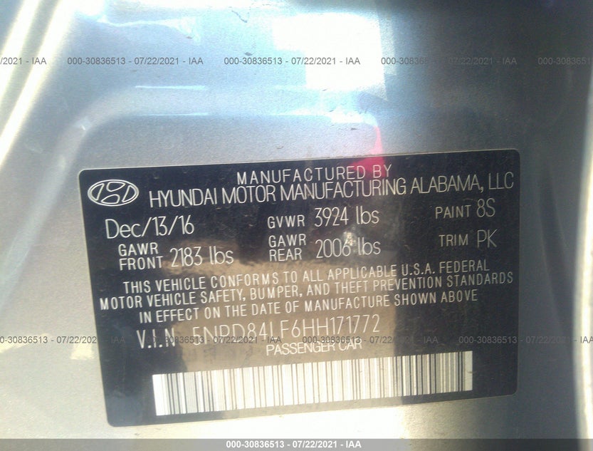 5NPD84LF6HH171772