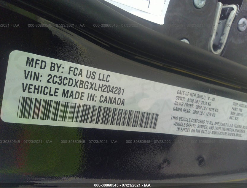 2C3CDXBGXLH204281