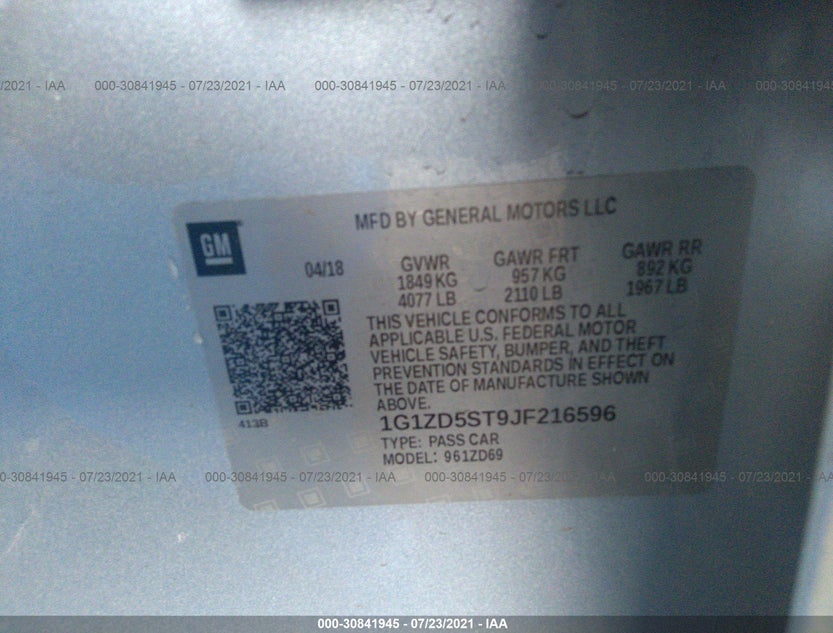 1G1ZD5ST9JF216596