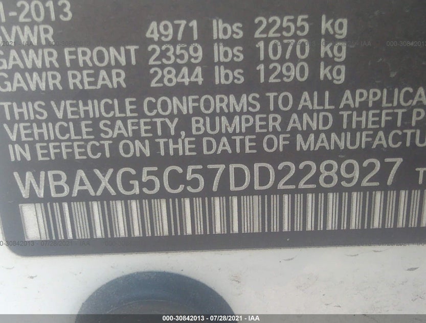WBAXG5C57DD228927