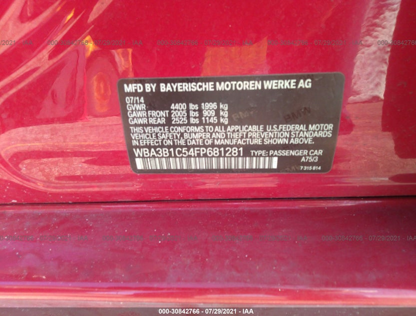 WBA3B1C54FP681281
