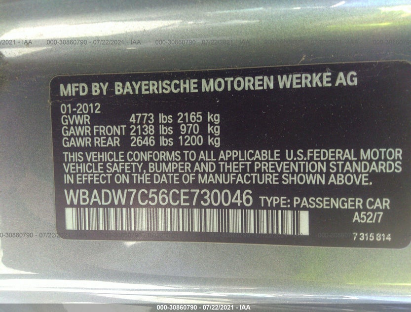 WBADW7C56CE730046
