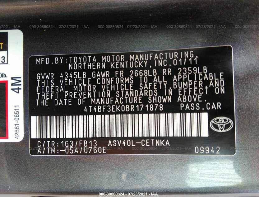 4T4BF3EK0BR171878