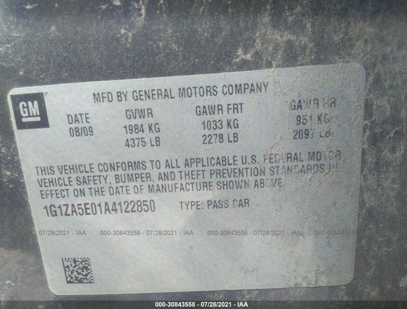 1G1ZA5E01A4122850