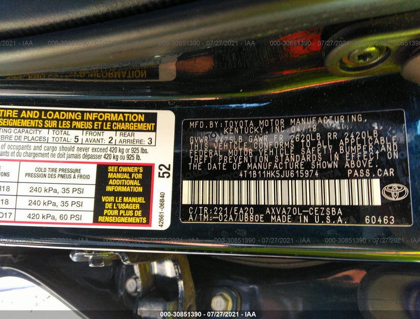 4T1B11HK5JU615974