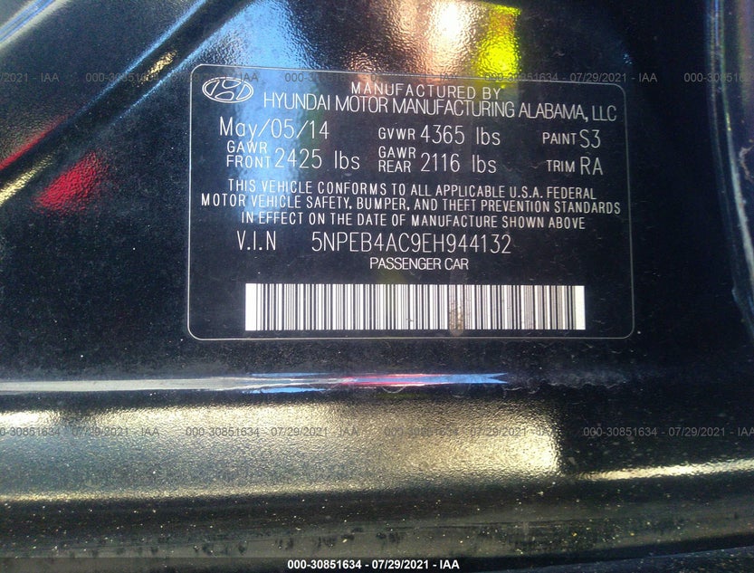 5NPEB4AC9EH944132