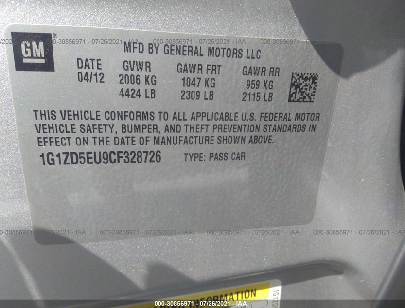 1G1ZD5EU9CF328726