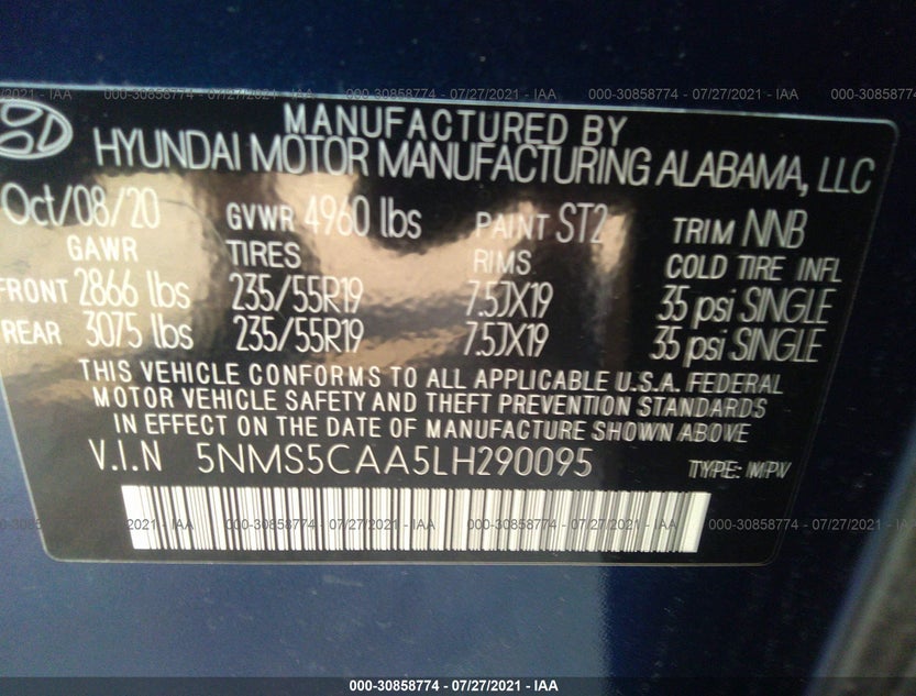 5NMS5CAA5LH290095