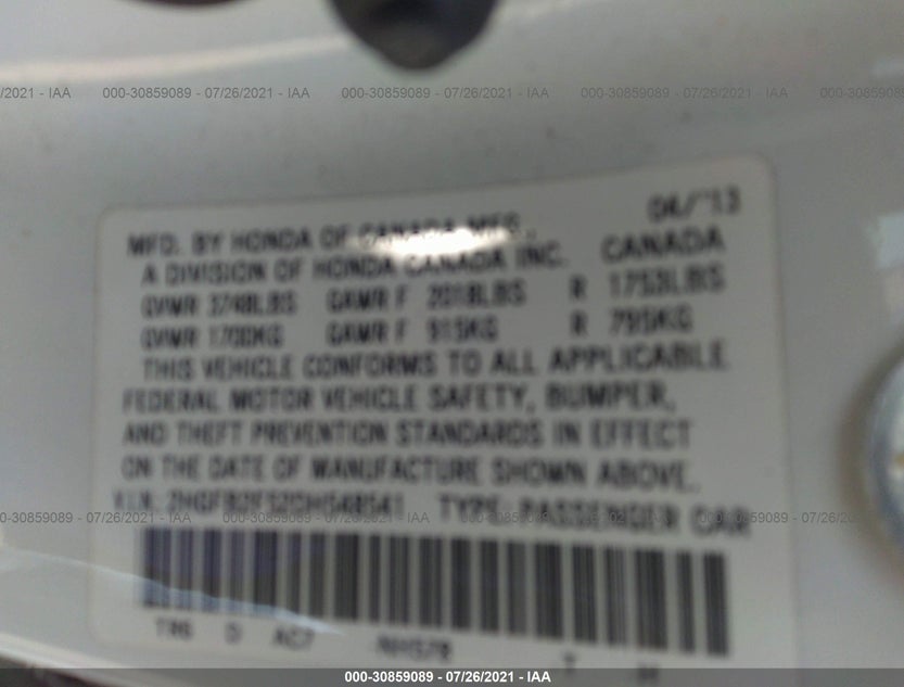2HGFB2F52DH548541
