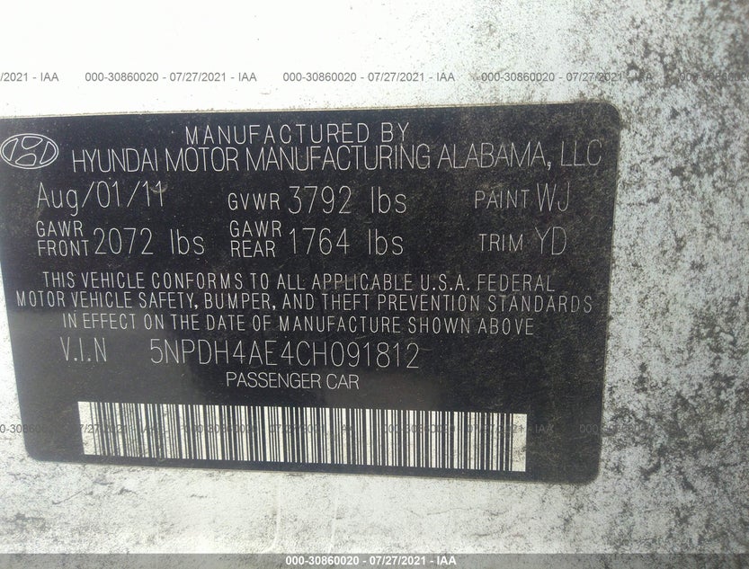 5NPDH4AE4CH091812