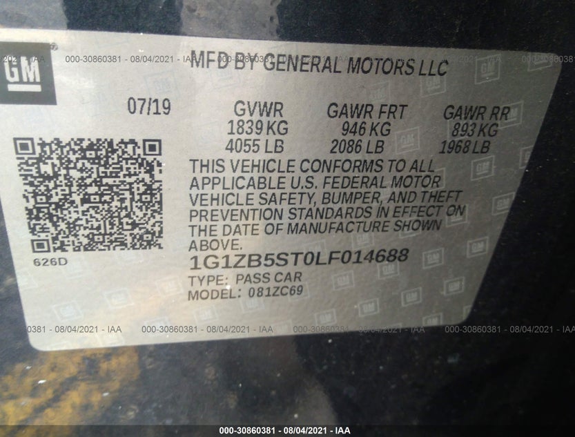 1G1ZB5ST0LF014688